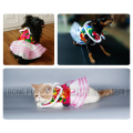 Wholesale fiower Design Festival Pet Dog Puppy Wedding Dress Clothes